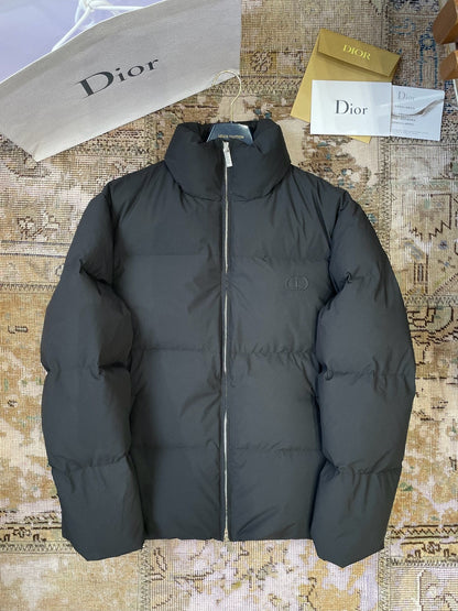 Doudoune cd oblique Jacquard coton mélange