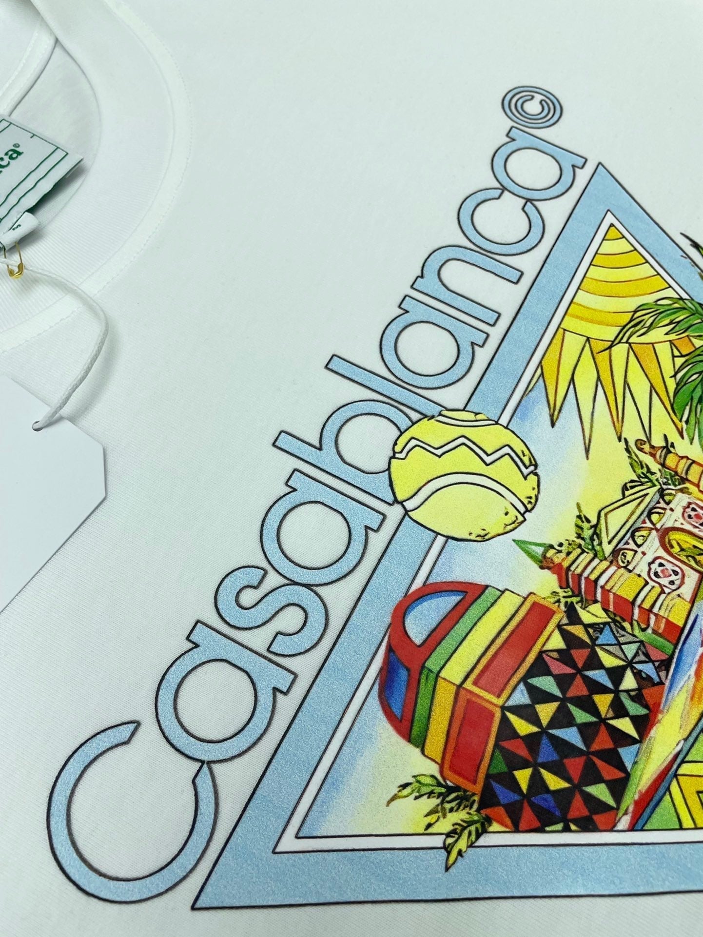 CASA PRINTED TENNIS CLUB T-SHIRT