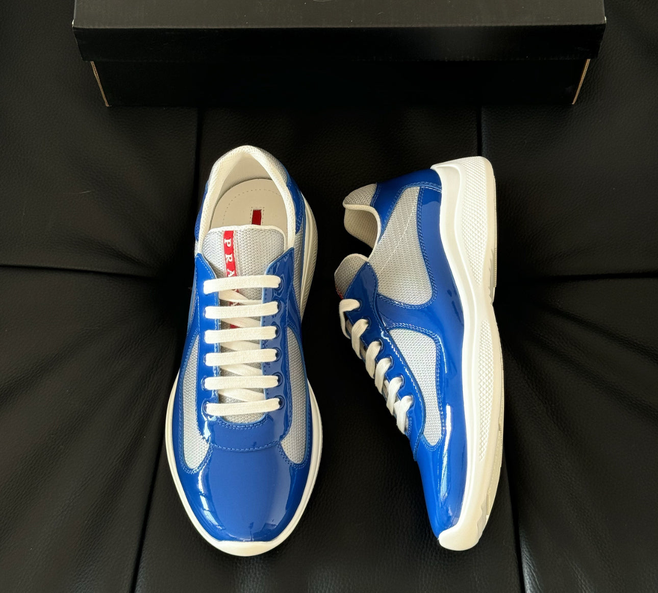 Sneakers Prd America ´ s Cup  bleu foncée   tissu bike lisse 10/10 V3S