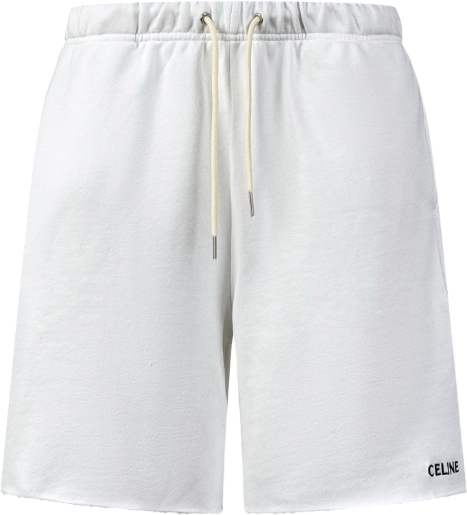 Weiße Cln-Shorts