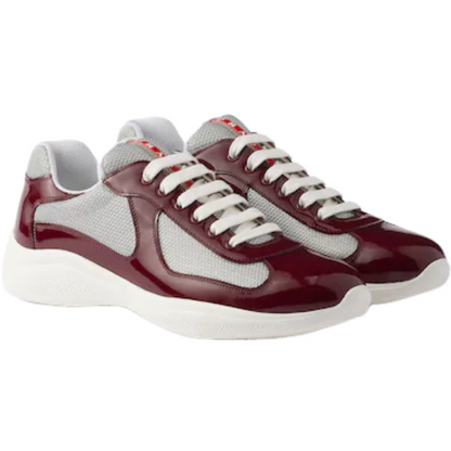 Sneakers Prd America ´ s Cup BORDEAUX Cherry 🍒 tissu bike lisse 10/10 📦⚡️🚚