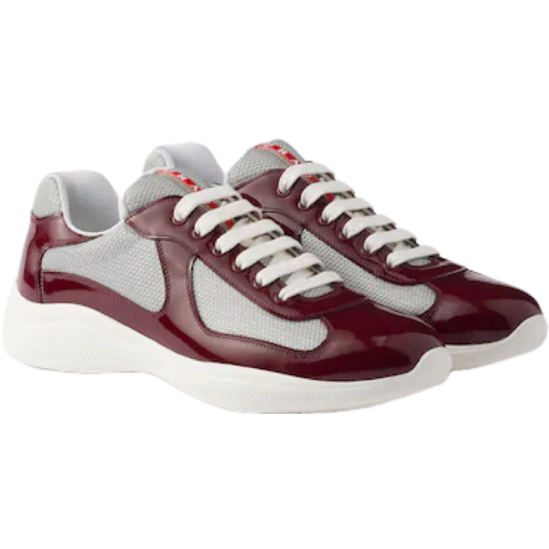 Sneakers Prd America ´ s Cup BORDEAUX Cherry 🍒 tissu bike lisse 10/10 📦⚡️🚚