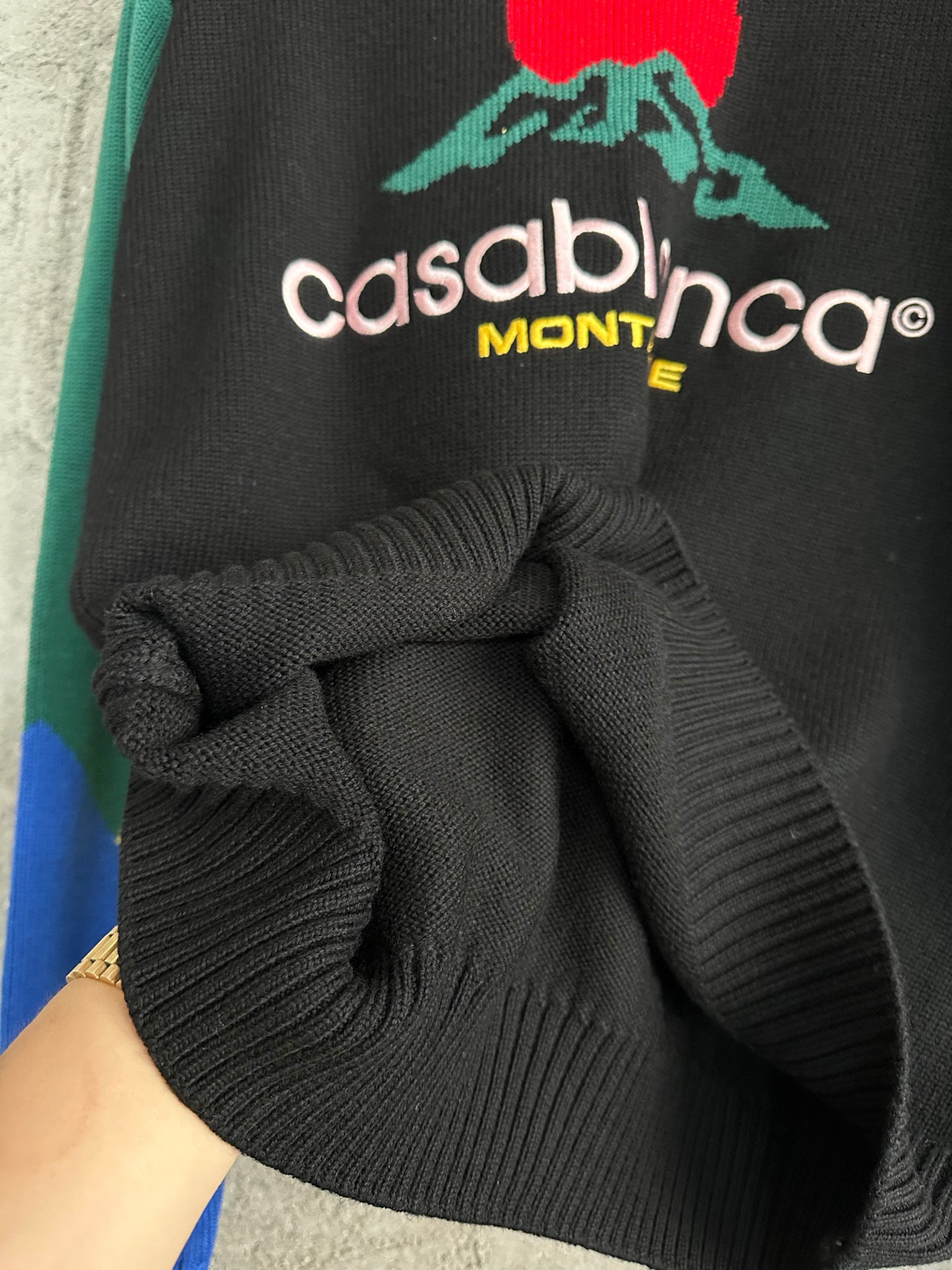 Pull Casablan brodé