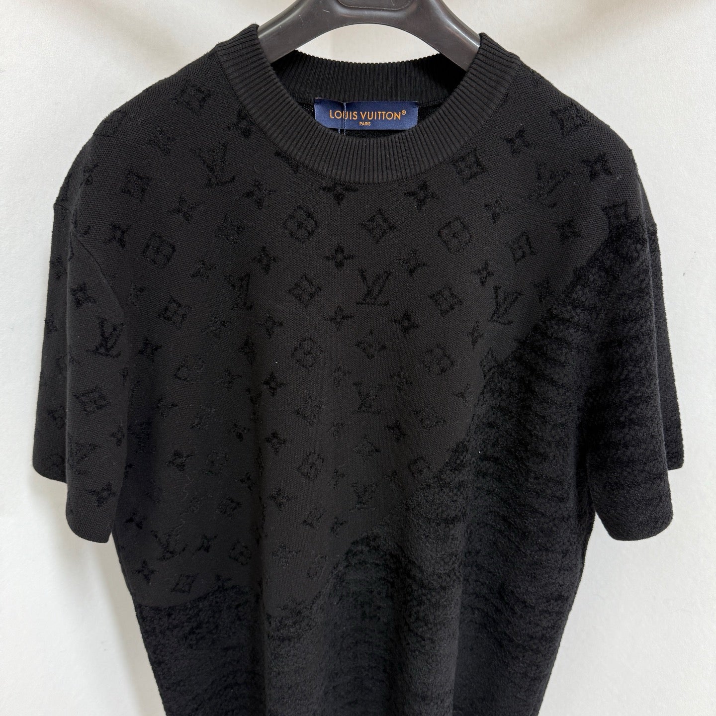 Tee-shirt en maille à motif jacquard