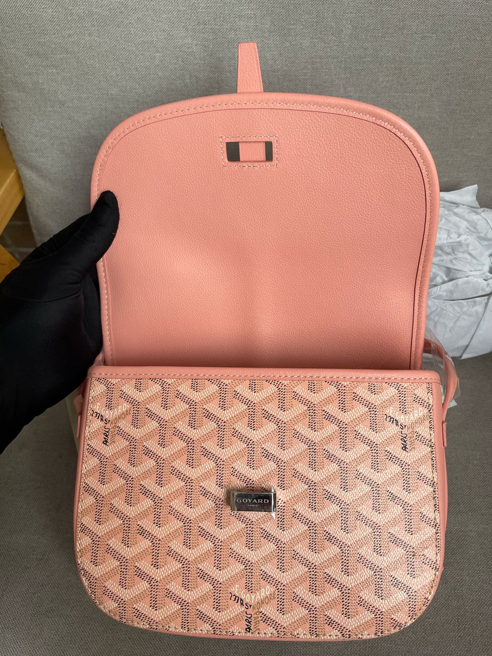 Sac Belvédère  limited édition Rose cuir facture.