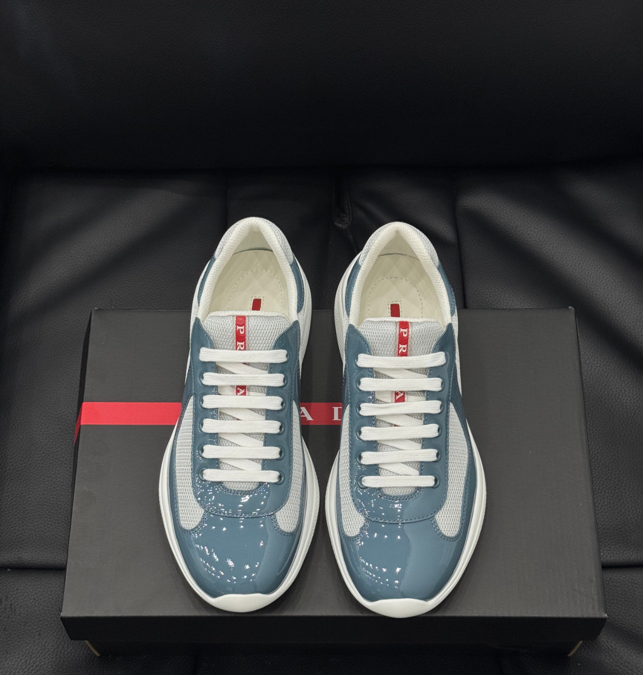 Sneakers Prd America ´ s Cup  Bleu Marina tissu bike lisse 10/10 V3S