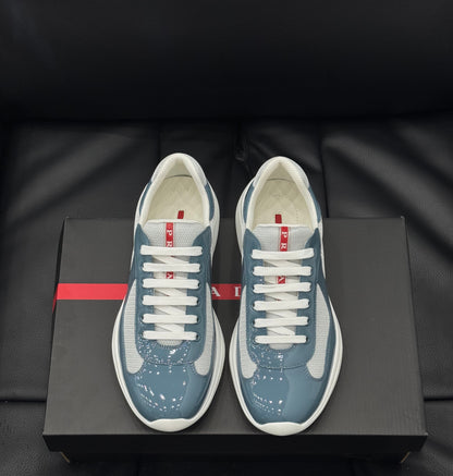 Sneakers Prd America ´ s Cup  Bleu Marina tissu bike lisse 10/10 V3S