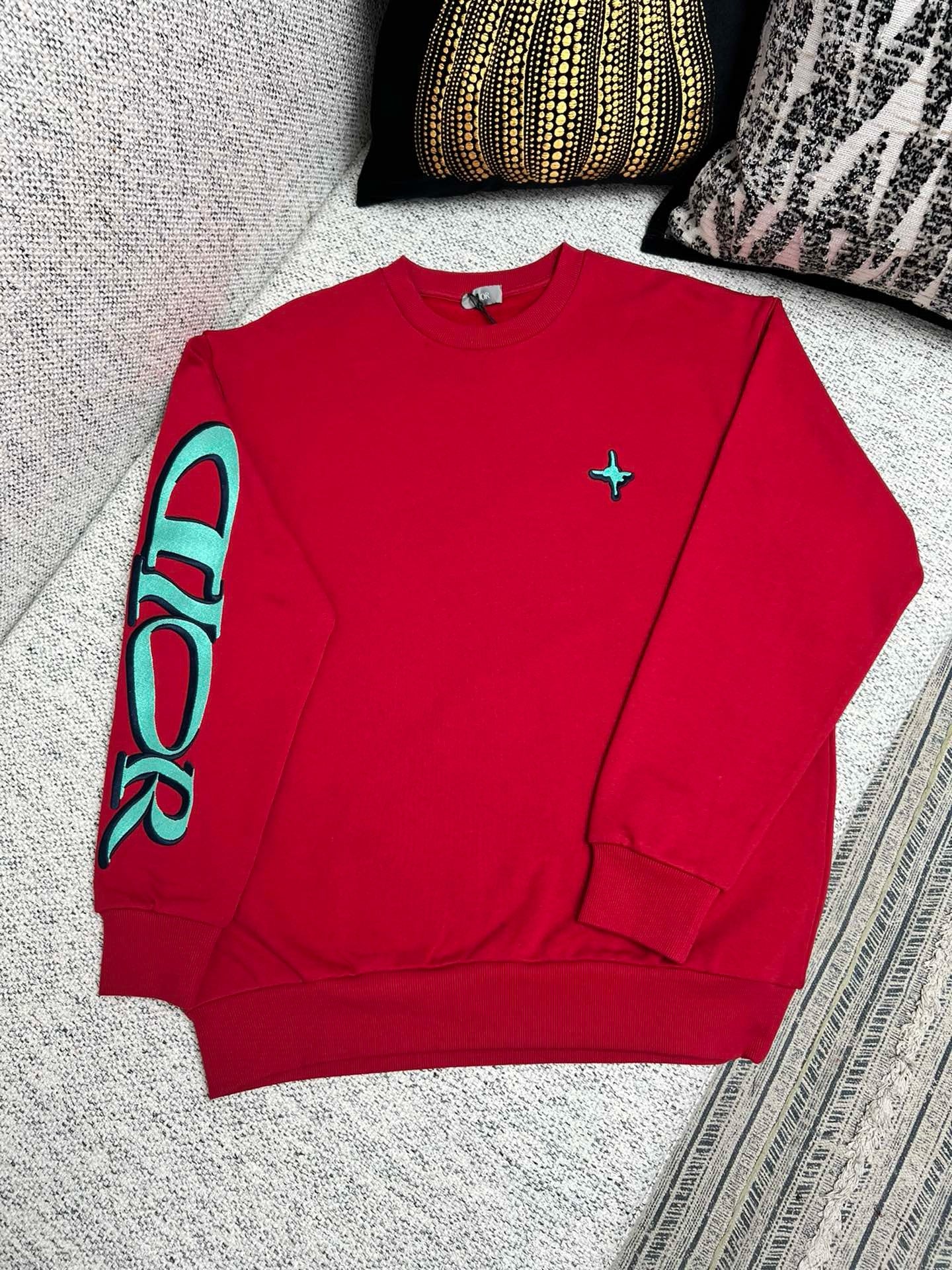 Sweatshirt CD AND LEWIS HAMILTON molleton de coton rouge