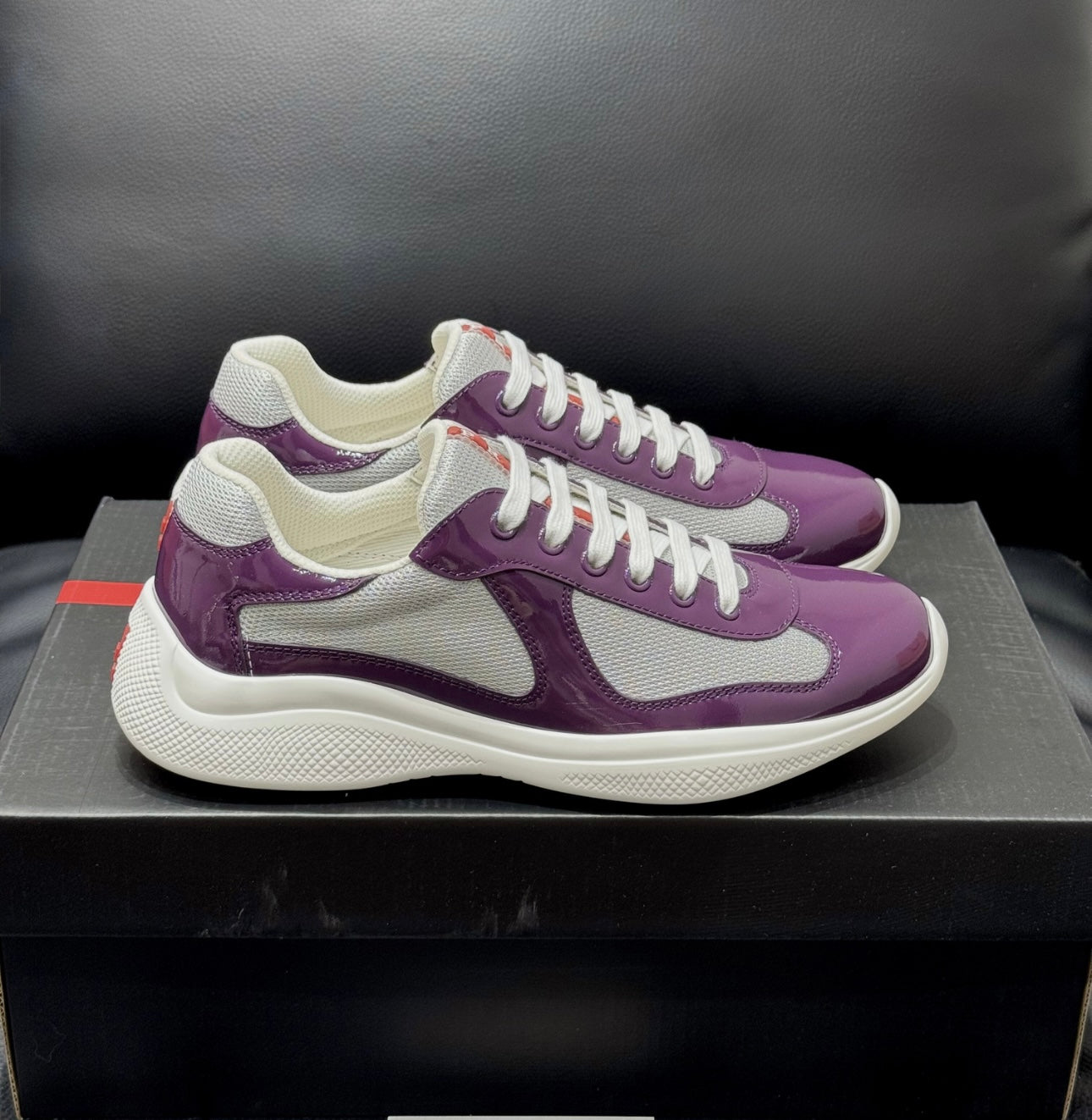 Sneakers Prd America ´ s Cup  tissu bike lisse purple 10/10 V3S