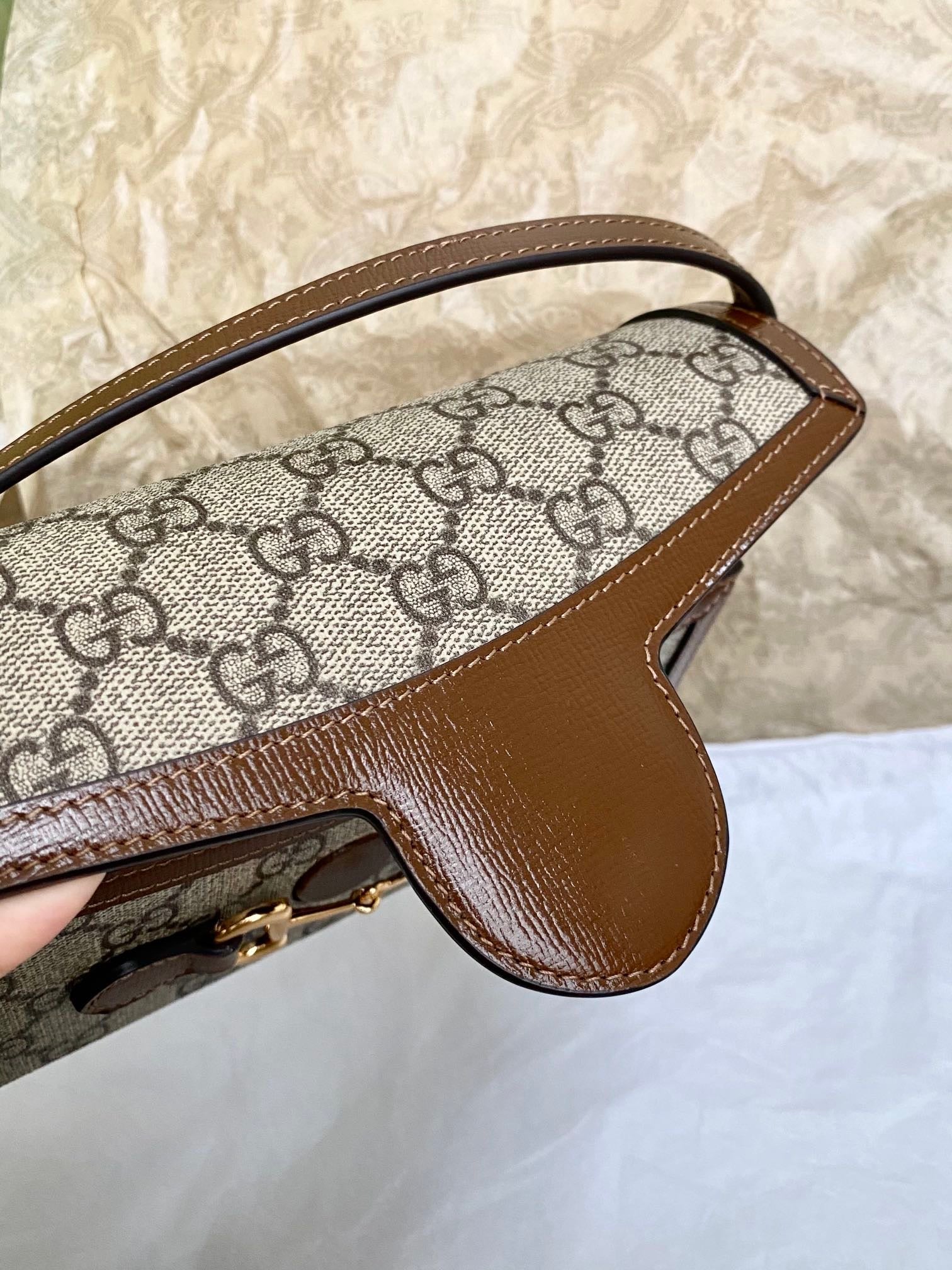 Sacoche Gg horsebit 1955  toile gg facture