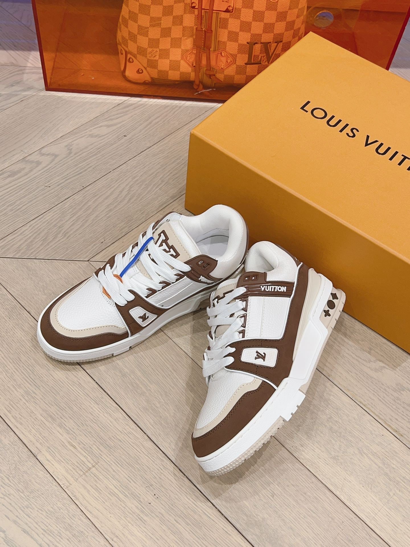 Sneakers Lv Trainers mocha facture
