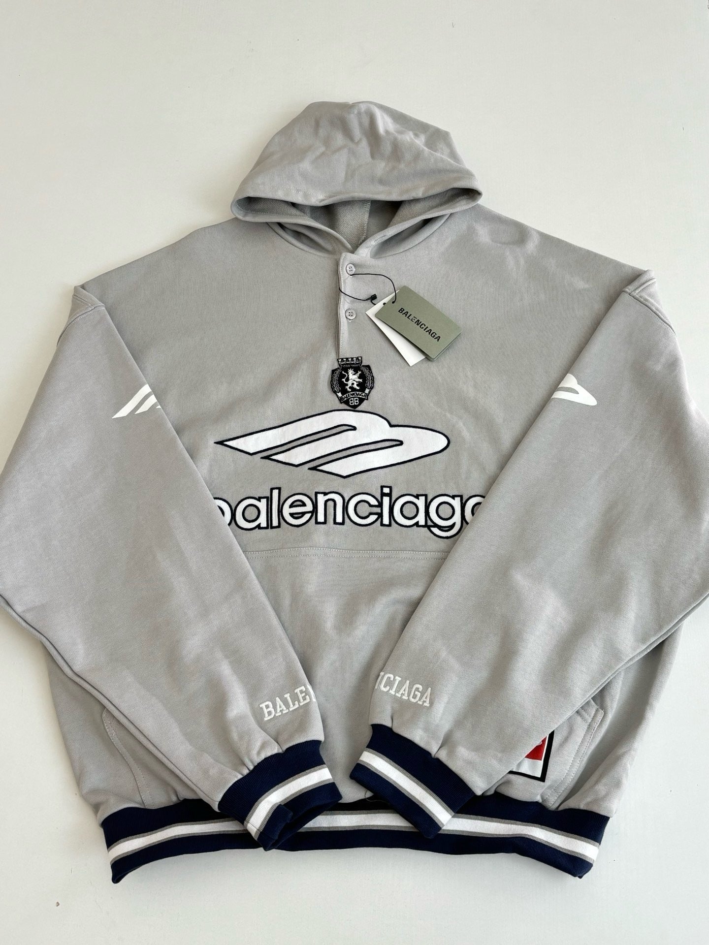 HOODIE POLO 3B FOOTBALL BLNCG