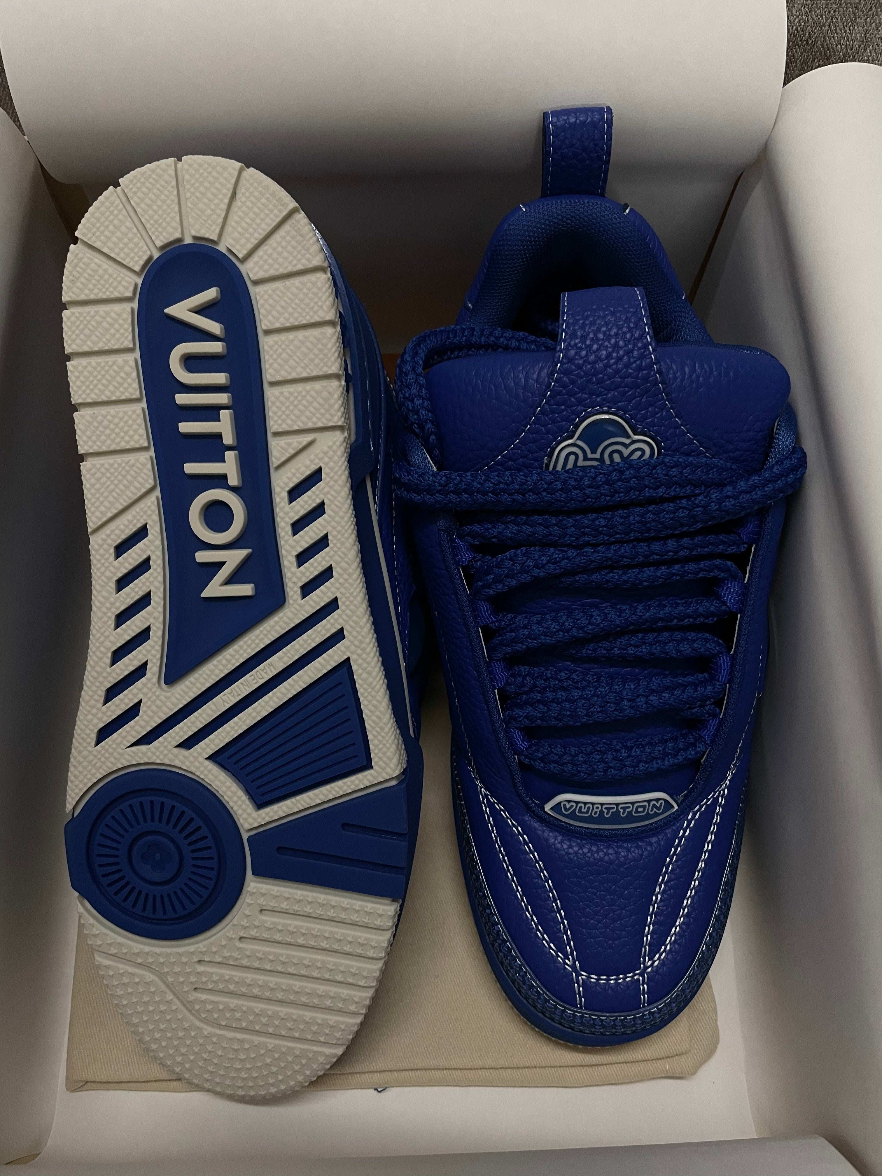 Sneakers  Lv Skate blue 10/10 facture
