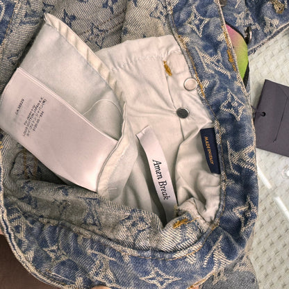Jean Lv baggy denim invoice