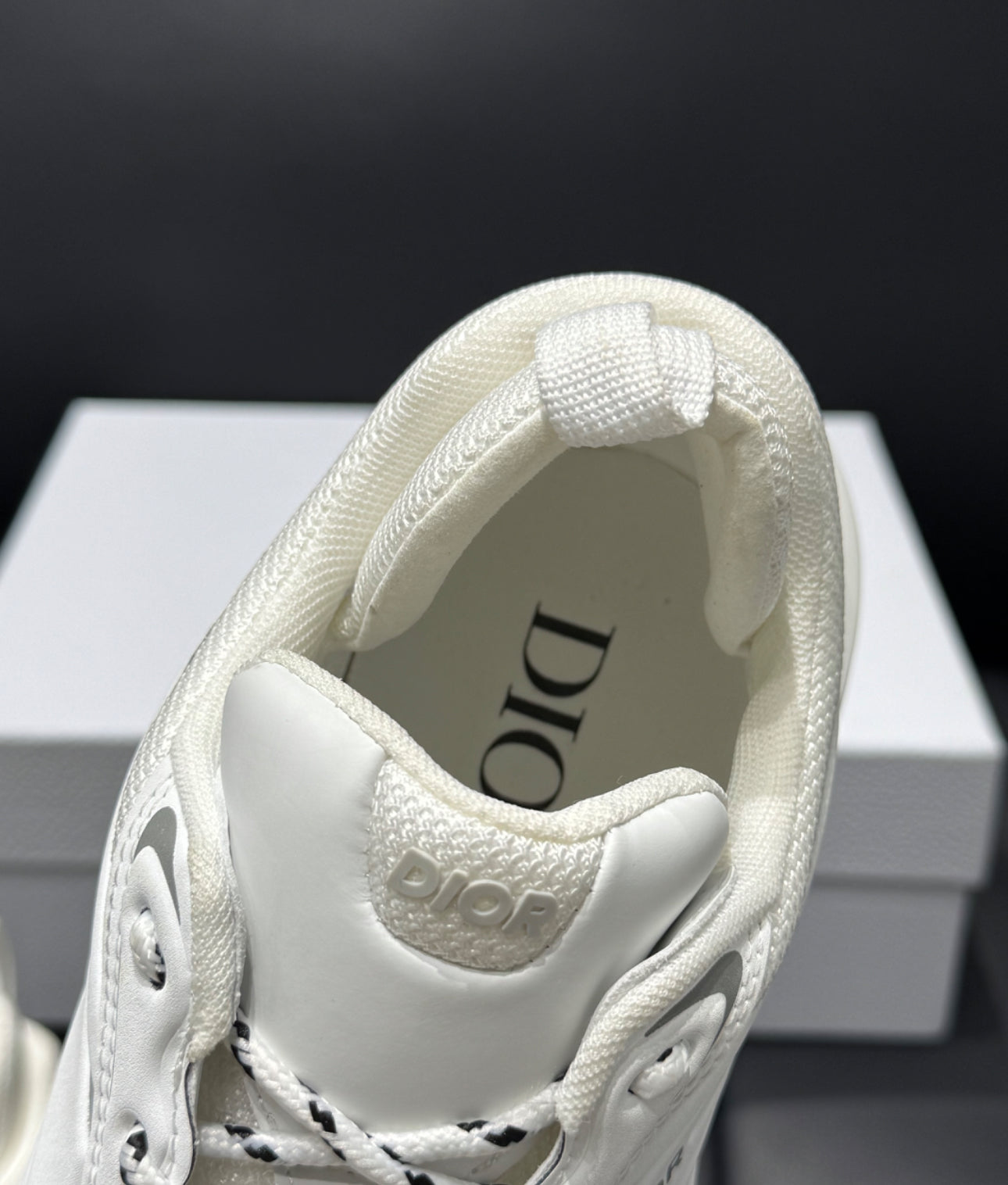 Sneaker B44 Blade Maille technique blanche  et tissu technique blanche