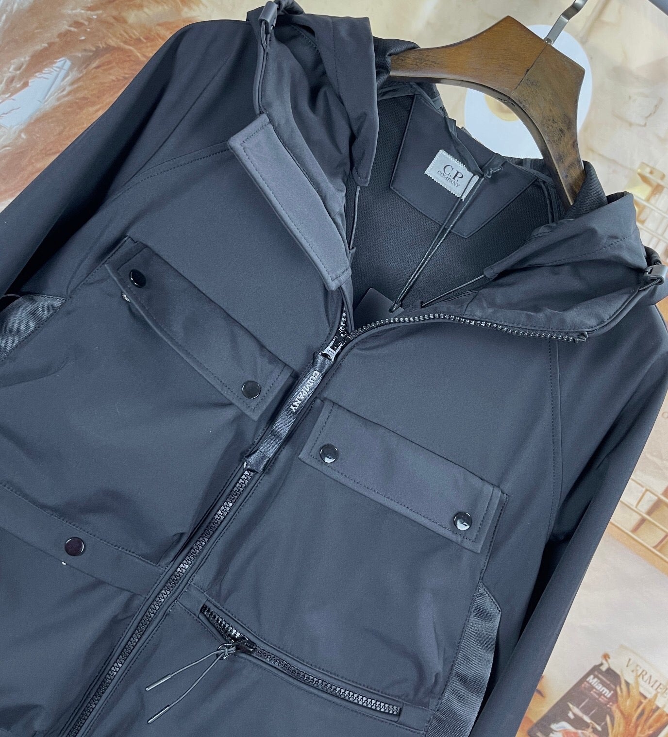 Veste CP Black Multi Poches