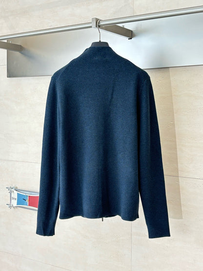 Cardigan CD Oblique brodé CD 10/10 bleu nuit