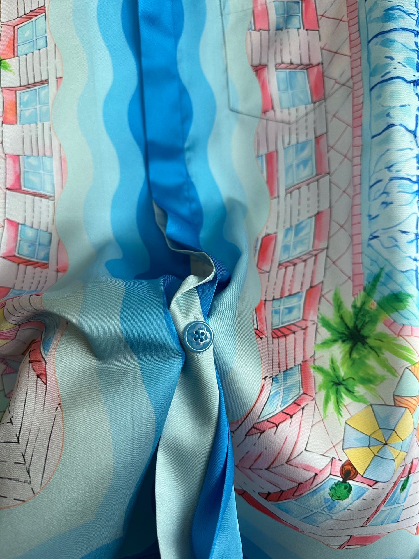 Casa ensemble chemise le plongeon soie