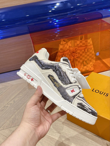 Lv trainers cuir facture