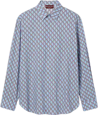 Chemise GG coton imprime