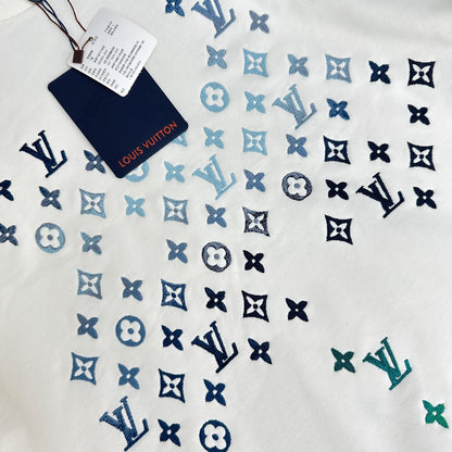Sweat brodé en coton lv