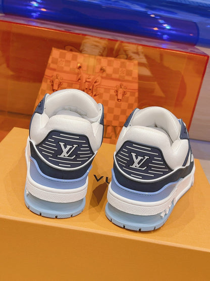 Sneakers Lv Trainers bleu facture