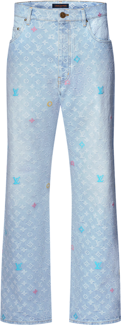 Pantalon Monogram en denim lv