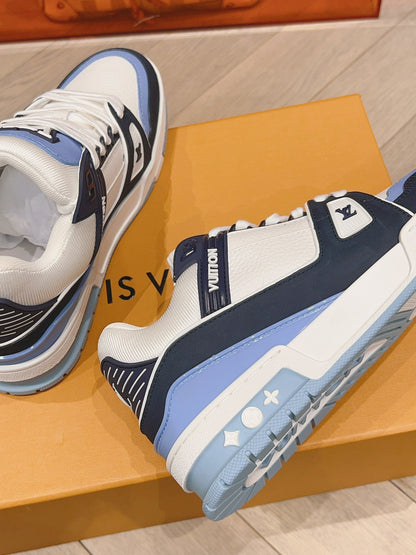 Sneakers Lv Trainers bleu facture