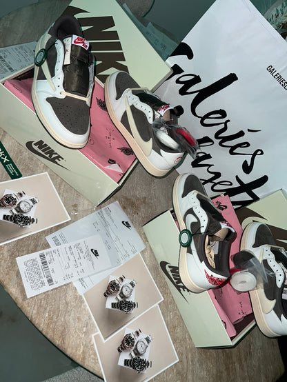 AJ low travis 1:1 Authentification Flight club ✔️ Facture 📦📦⚡️🚚