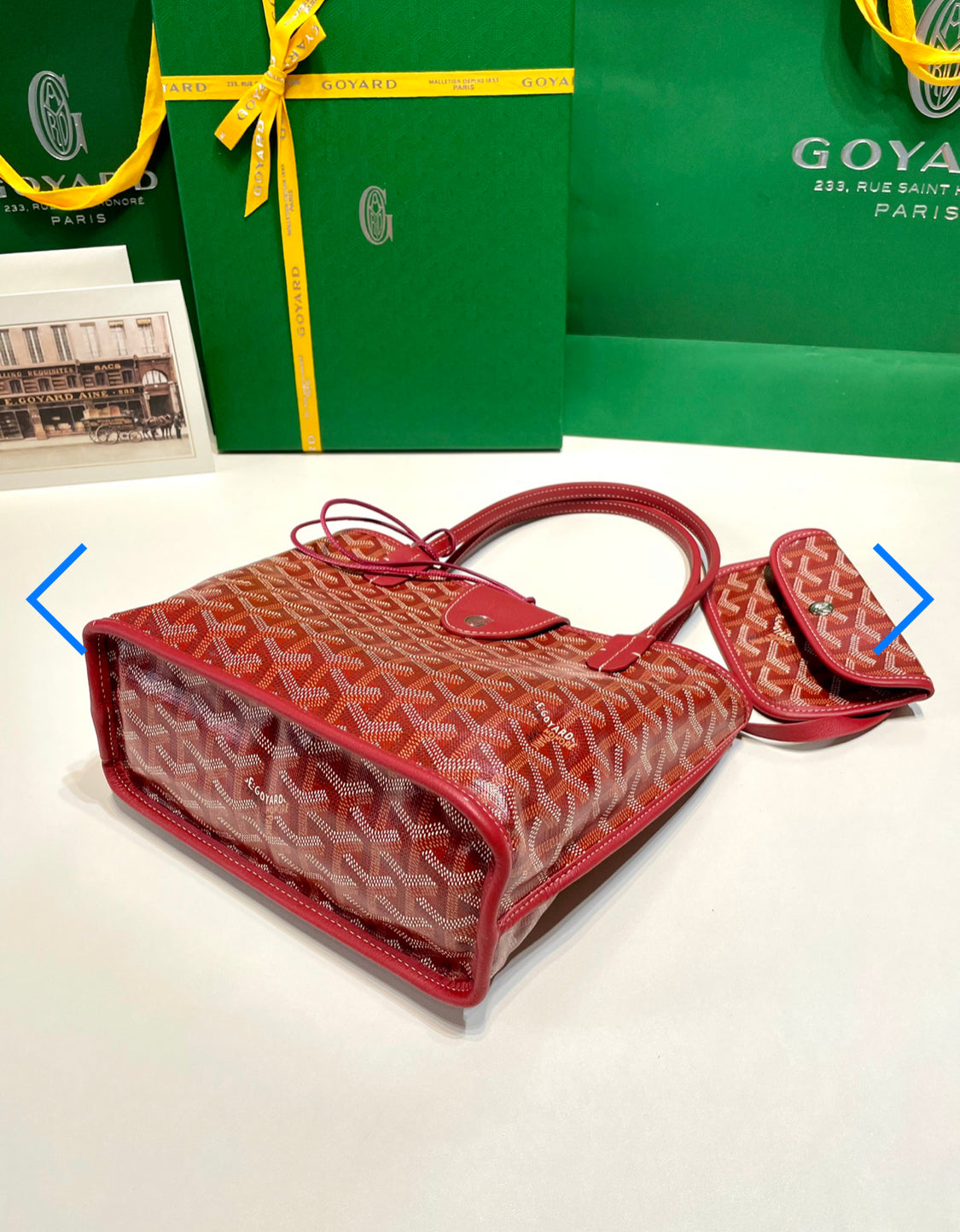 Sac Anjou Mini  red facture
