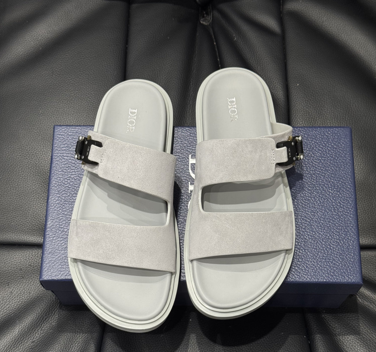 Sandale Dior Aqua Suède grise