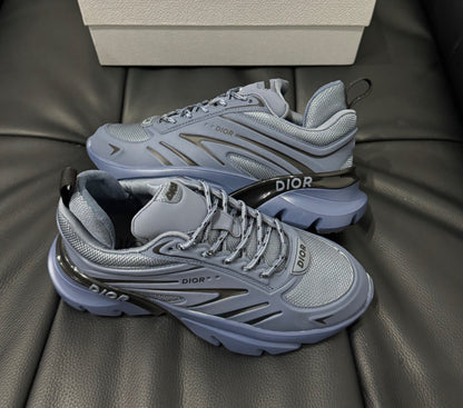 Sneaker B44 Blade Maille technique bleue et tissu technique bleu