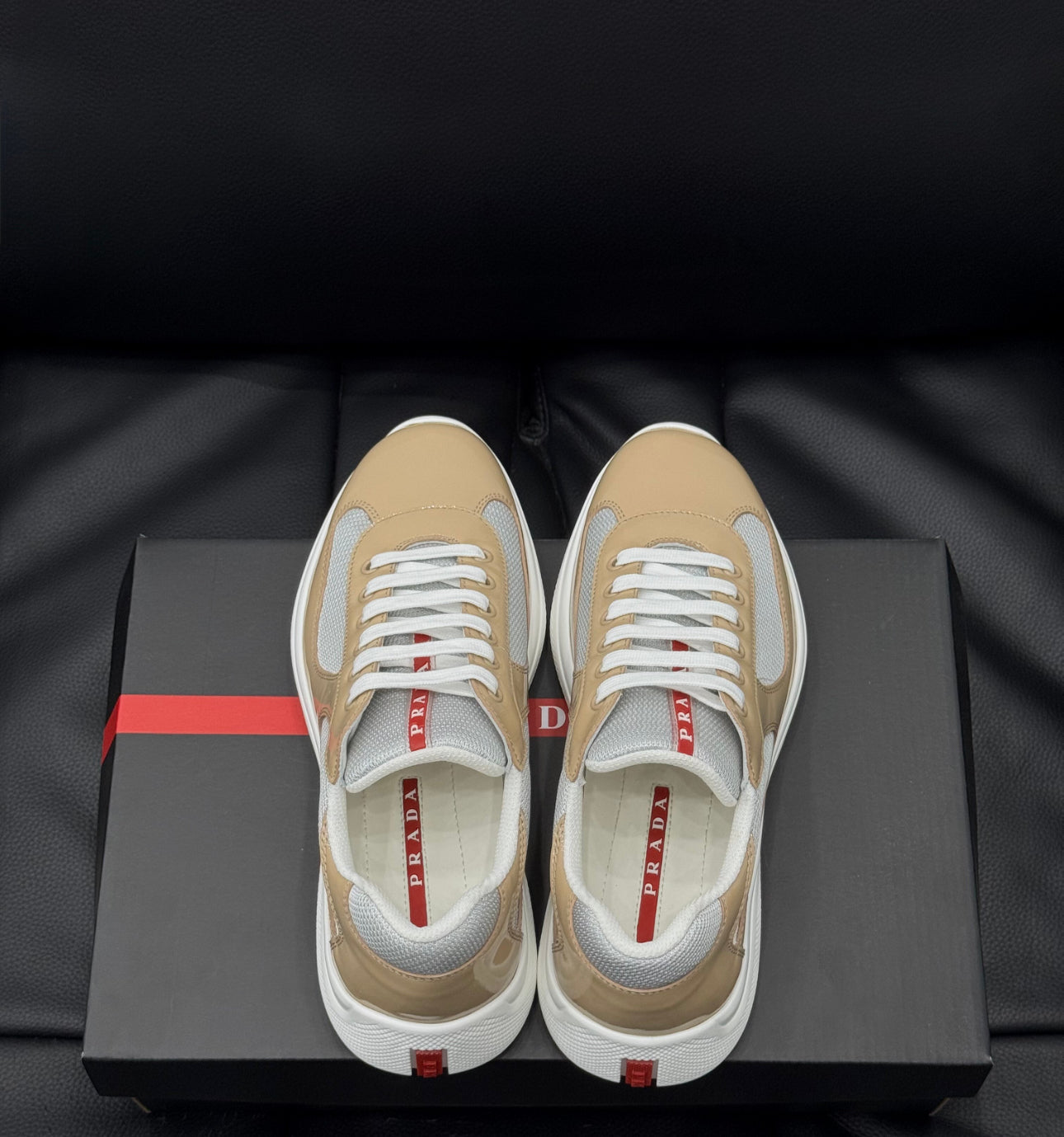 Sneakers Prd America ´ s Cup  Beige  tissu bike lisse 10/10 V3S