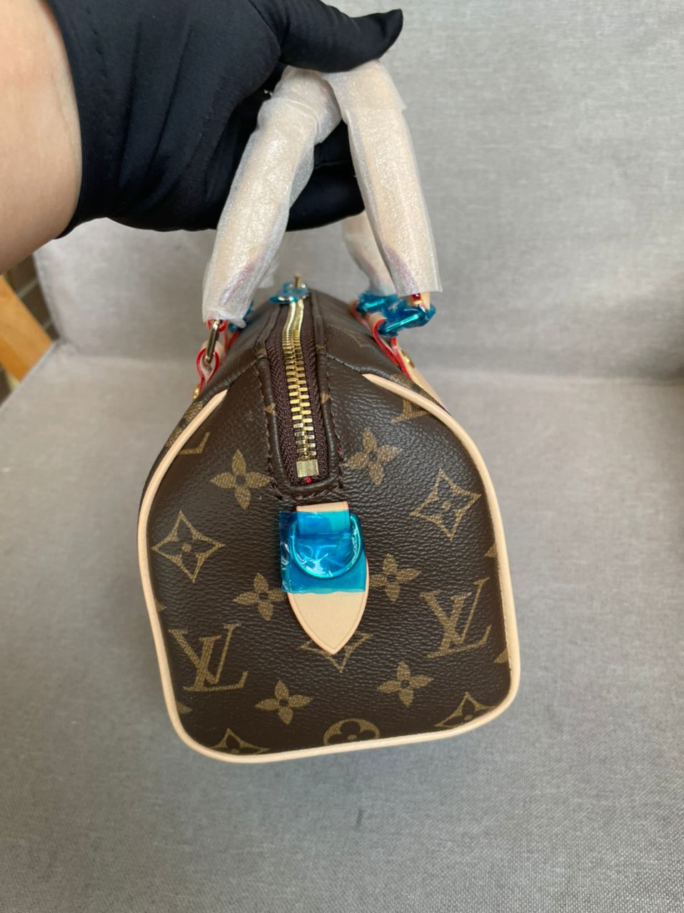 Sac speedy bandoulière intérieur beige 20 facture
