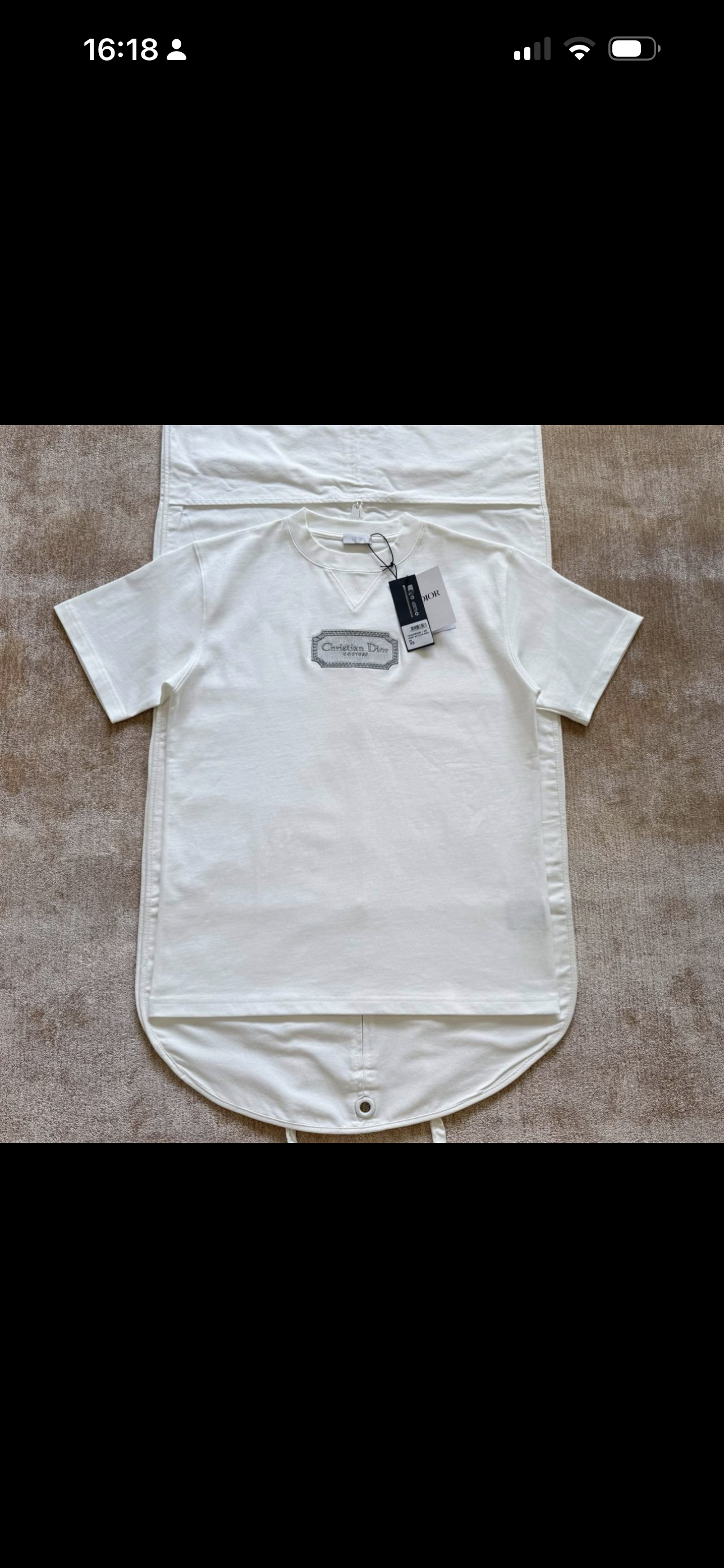 T-shirt CD Couture White coupe relax 📦🚚⚡️