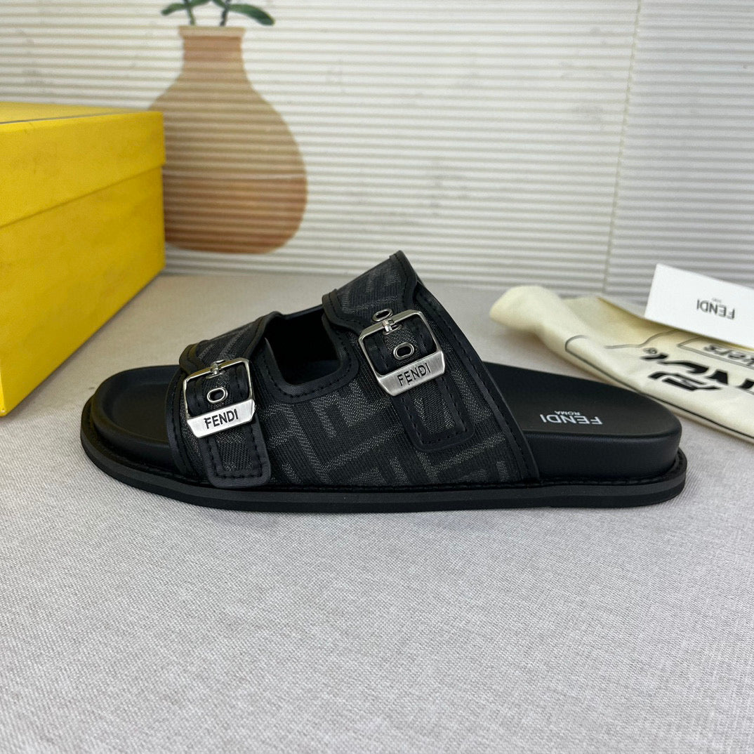 FND Feel Sandales en tissu FF black