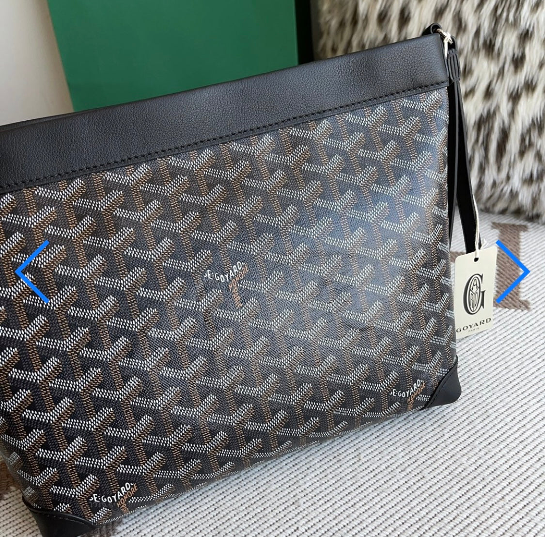 Pochette conti black facture