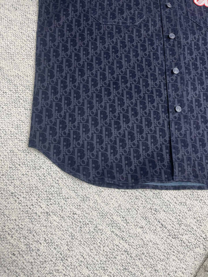 Surchemise CD AND KAWS Denim de coton mélangé bleu 10/10