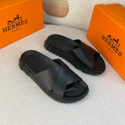 Hrms Infra Sandal In Nappa Leather blanc