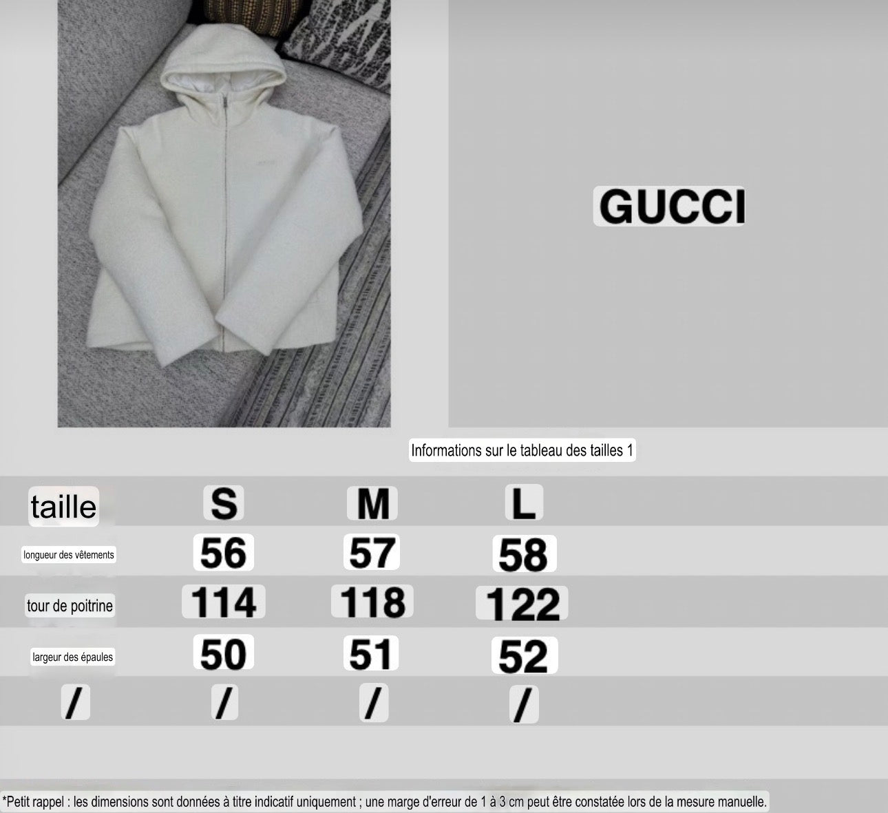 Veste Femme en tweed laine Gg 10/10