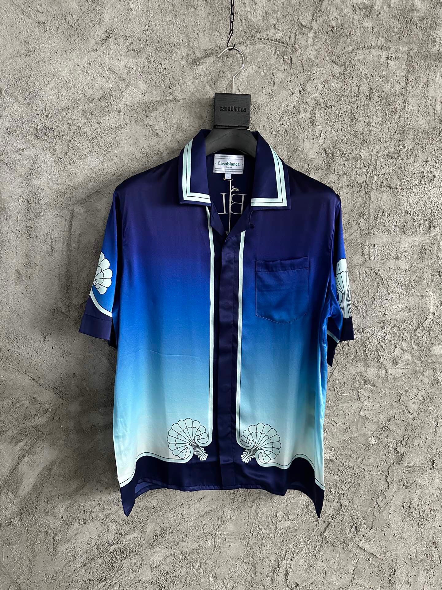 Chemise cubaine à imprimé graphique ensemble