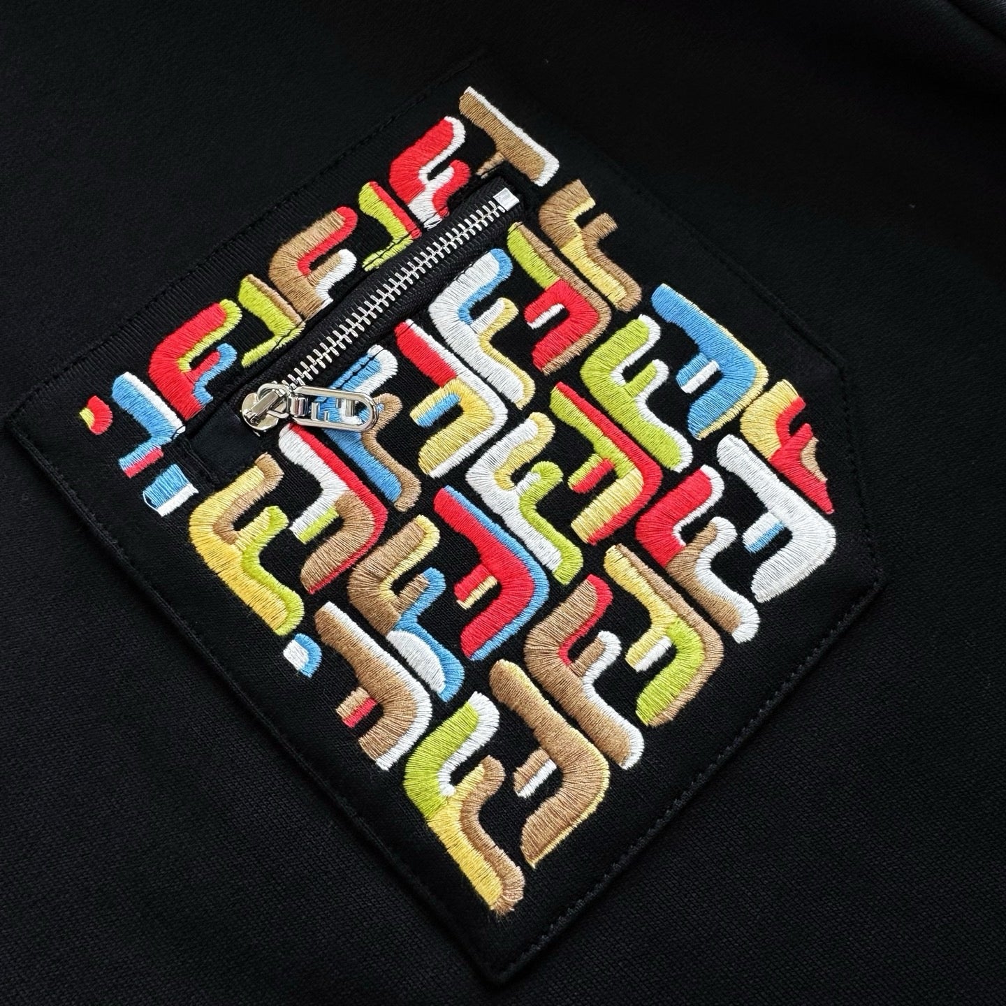 FF Sweat-shirt Lunar New Year en coton noir 10/10