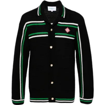 Casa tennis crochet shirt manches longues