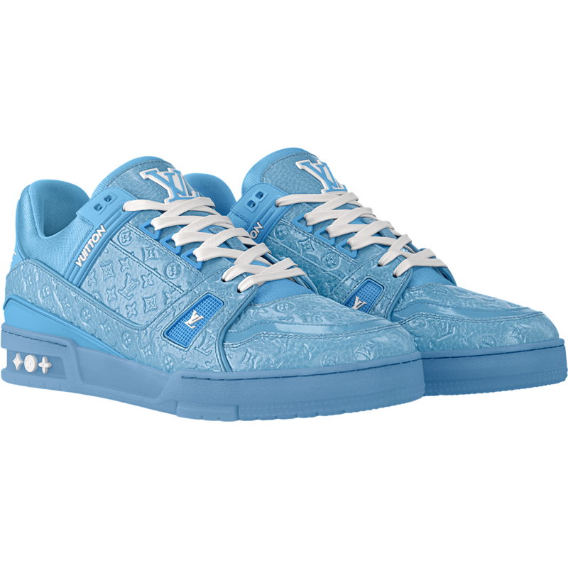 Sneakers Lv trainers bleu 2025 facture