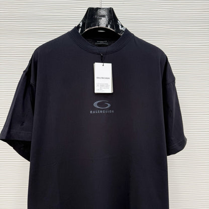 T-SHIRT LOOP SPORTS ICON OVERSIZE POUR HOMME EN NOIR DÉLAVÉ BLNCG