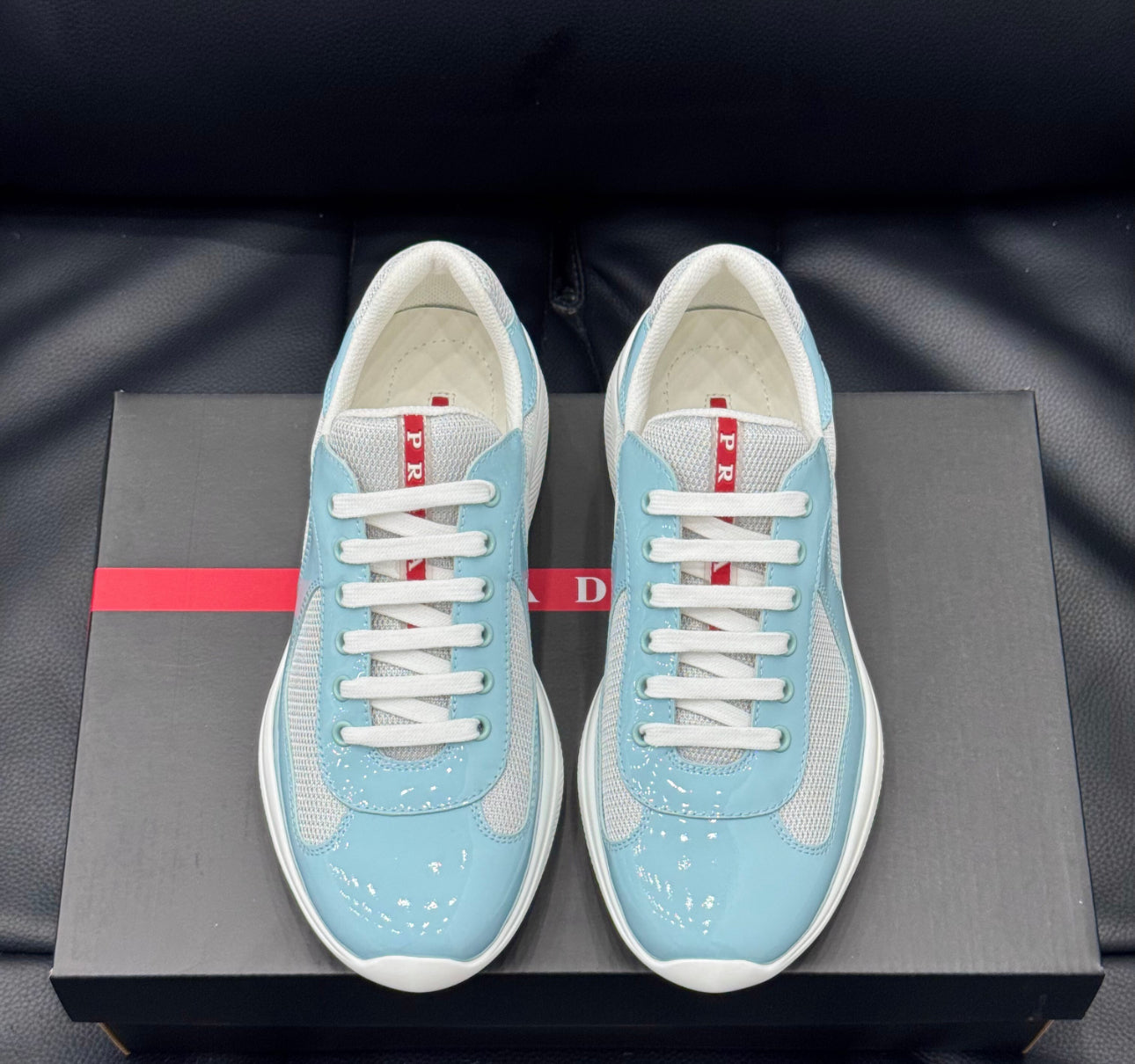 Sneakers Prd America ´ s Cup  Bleu Marina tissu bike lisse 10/10 V3S