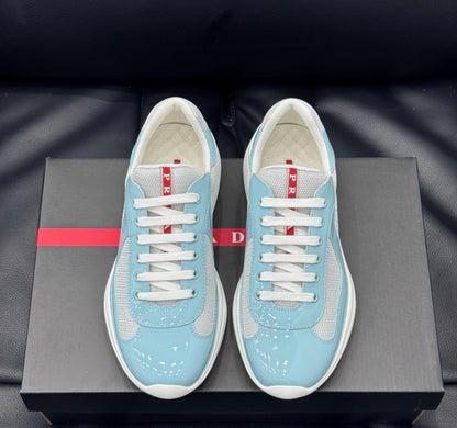 Sneakers Prd America ´ s Cup  Bleu Marina tissu bike lisse 10/10 V3S