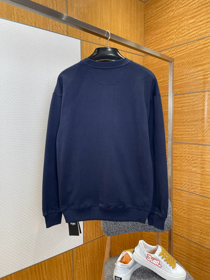 Sweat shirt FF coton bleu