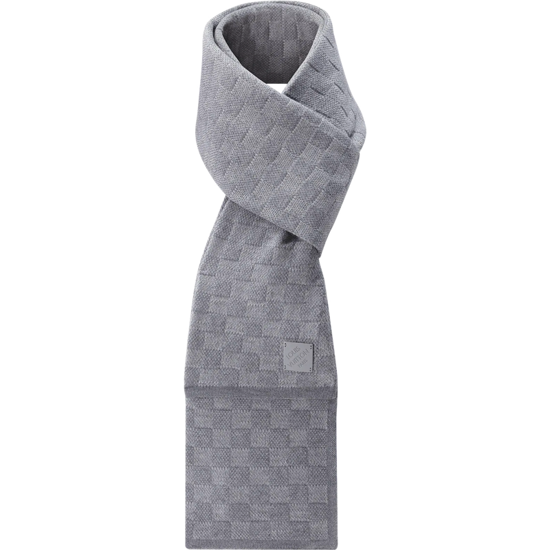 Écharpe LV neo damier grise