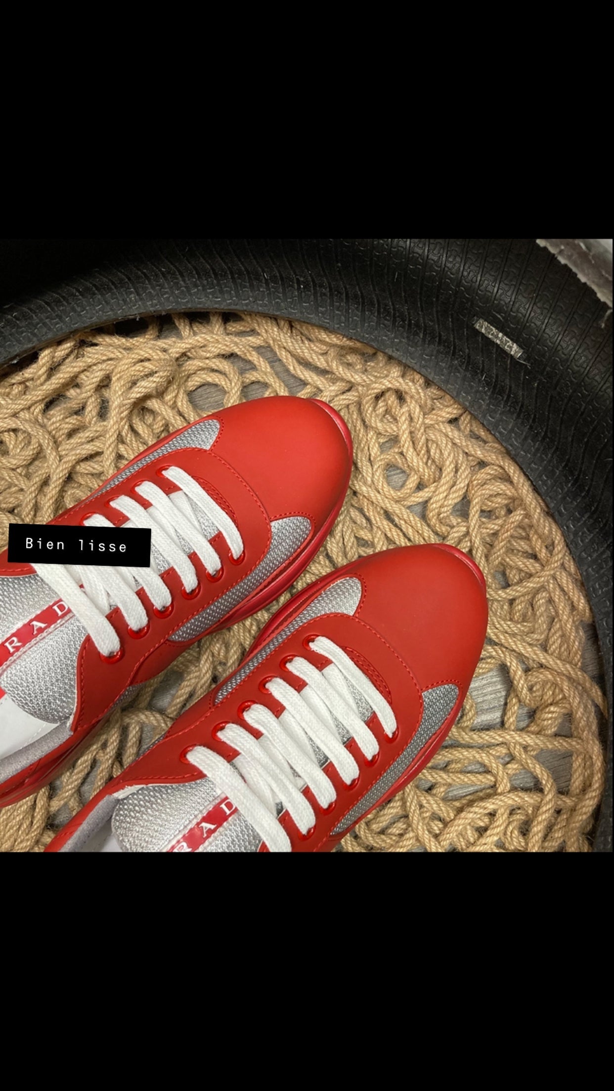Sneakers Prd America ´ s Cup red Gomme & tissu bike